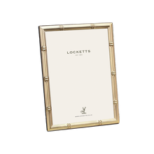 Bamboo Matte Gold Photo Frame