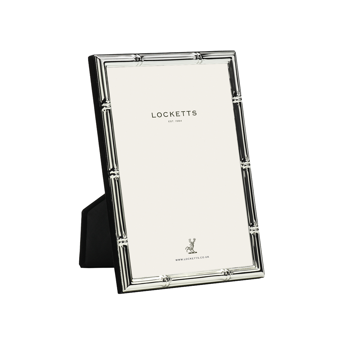 Bamboo Silver Plated Photo Frame