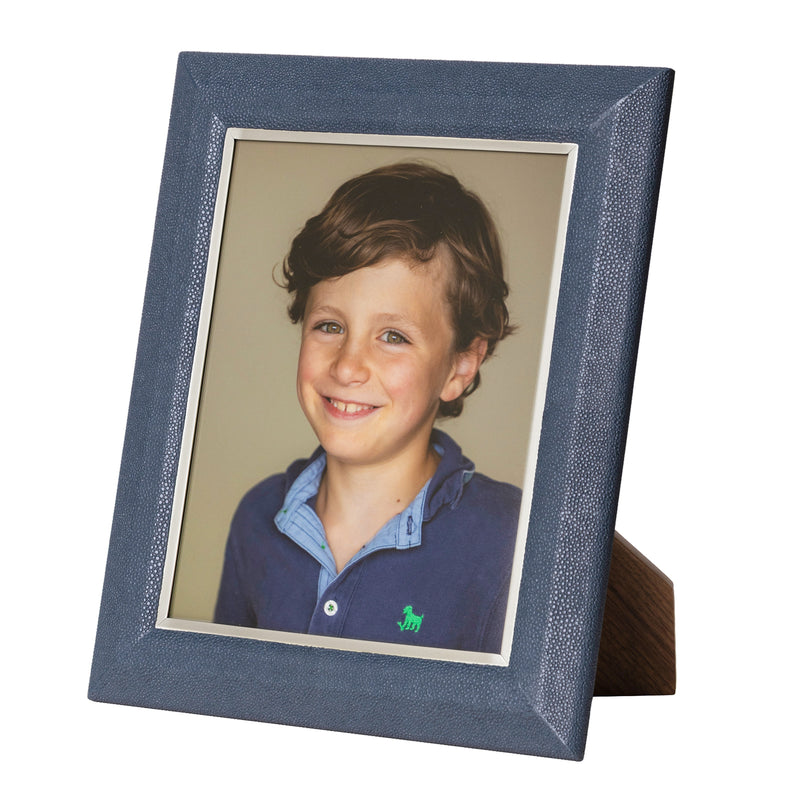 Forwood - Bella Photo Frames in Nile Blue Shagreen
