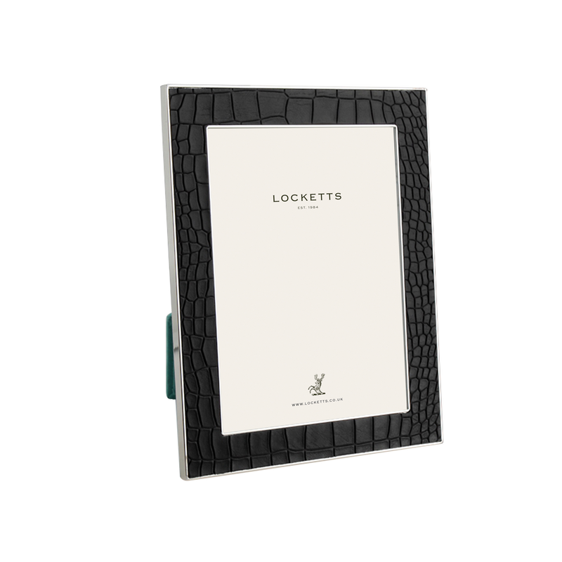 Black Crocodile Photo Frame