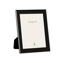 Black Glass Bevel Edge Photo Frame