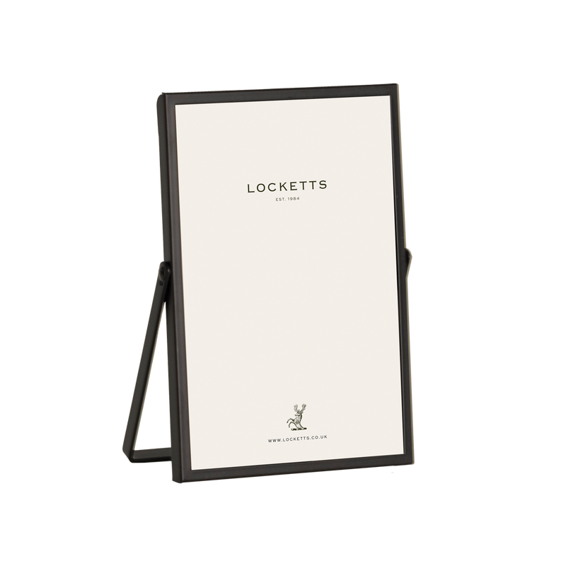 Black Thin Stand Portrait Photo Frame 6x4