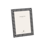 Black Pearl Striped Photo Frame