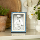 Blue Pearl Inlay Photo Frame