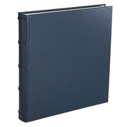 Large Leather Square Photo Album Blue