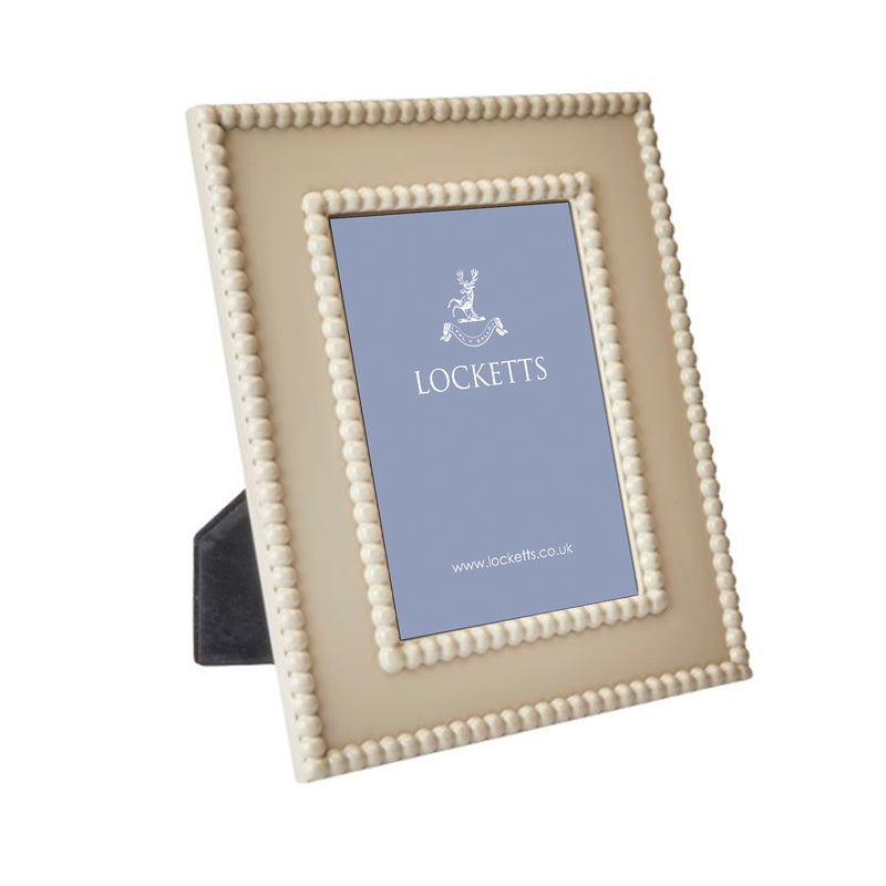 Cappuccino Bobbin Lacquer Photo Frame