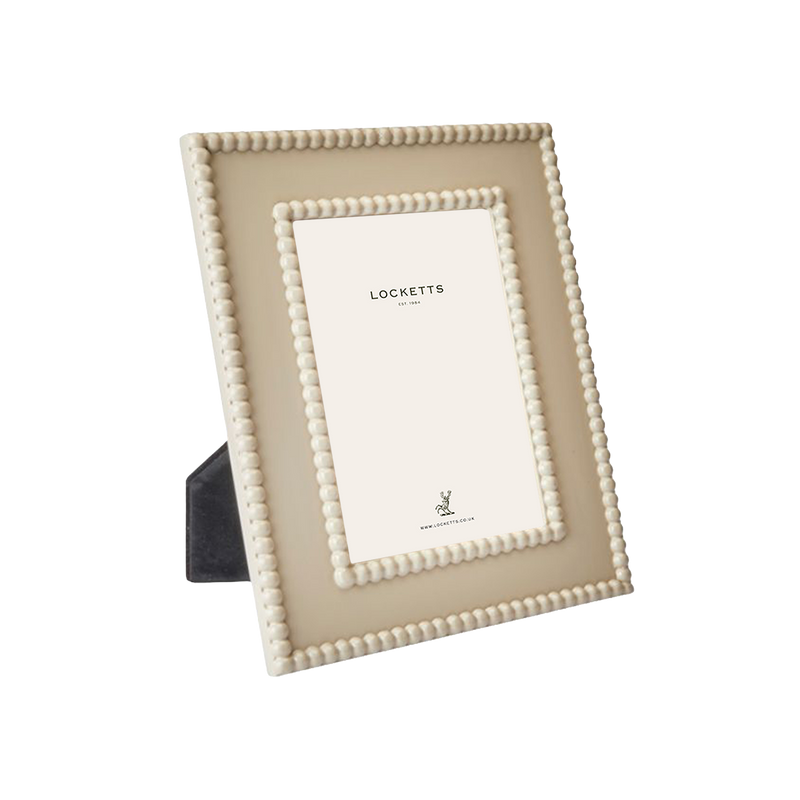 Cappuccino Bobbin Lacquer Photo Frame