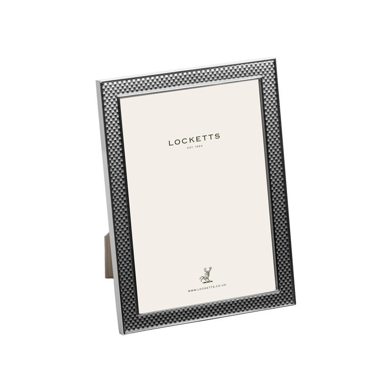 Carbon Fibre Thin Contemporary Enamel Photo Frame