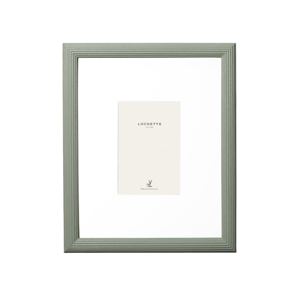 Farrow & Ball Painted Ribbed Mounted Frame