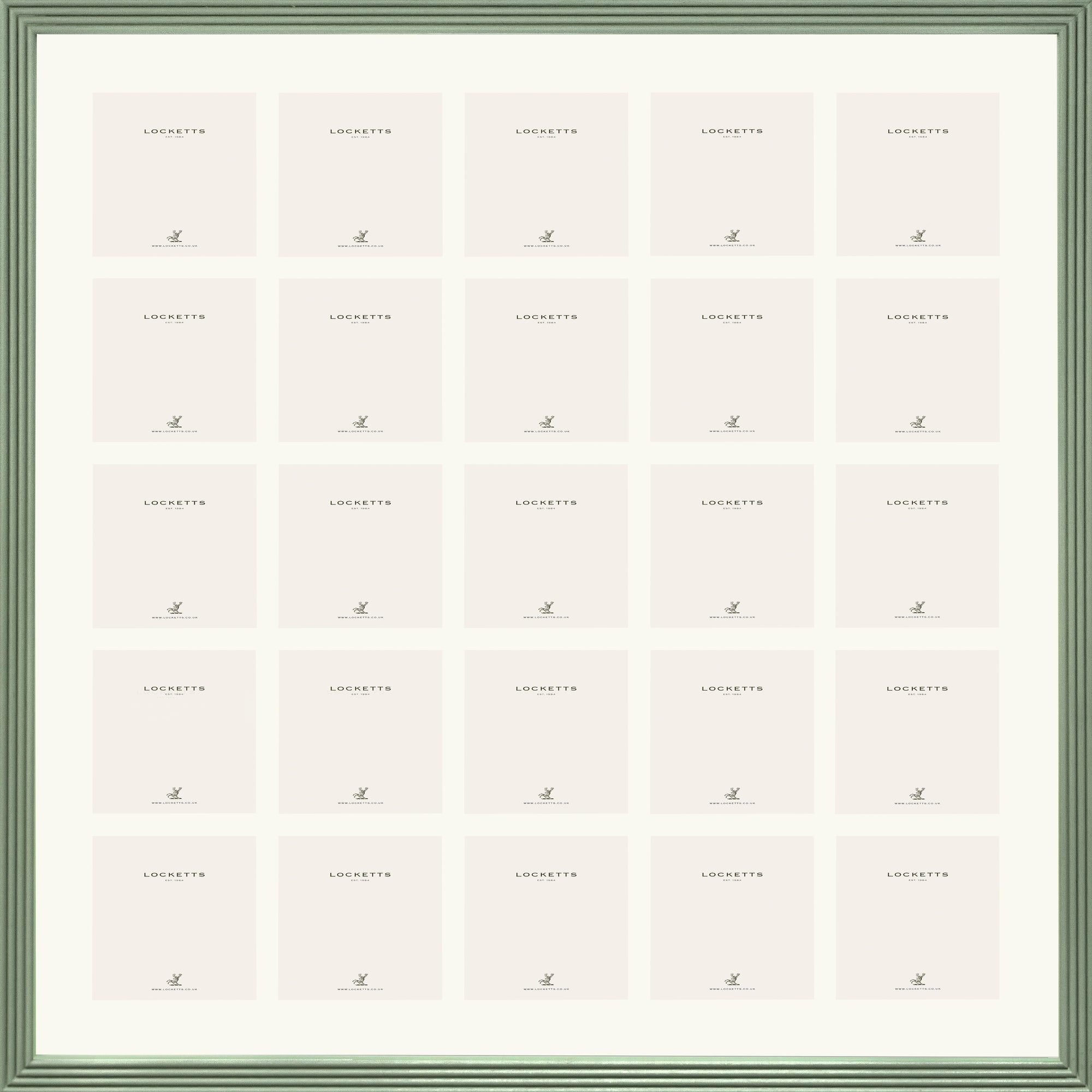 Farrow & Ball Painted 25 Multi Aperture Fluted Frame