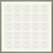 Farrow & Ball Painted 25 Multi Aperture Ribbed Frame
