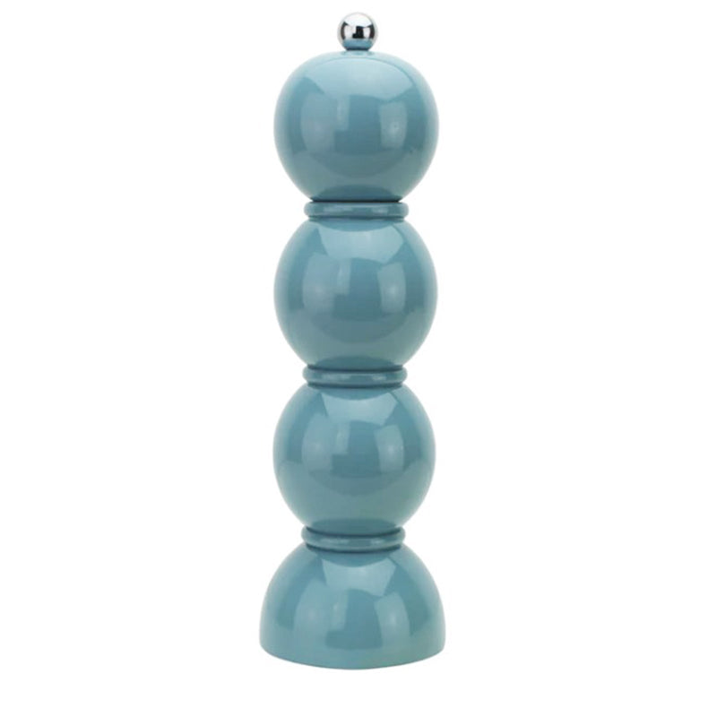 Lacquer Bobbin Salt or Pepper Grinder Cappuccino