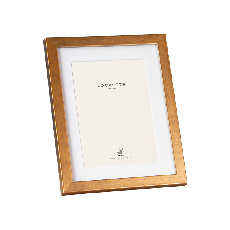 Classic Coloured Wooden Frame Gold 8x6