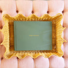 Luxury Leather Landscape Photo Album Pistachio