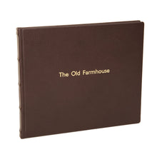 Luxury Leather Visitors Book 80 leaves