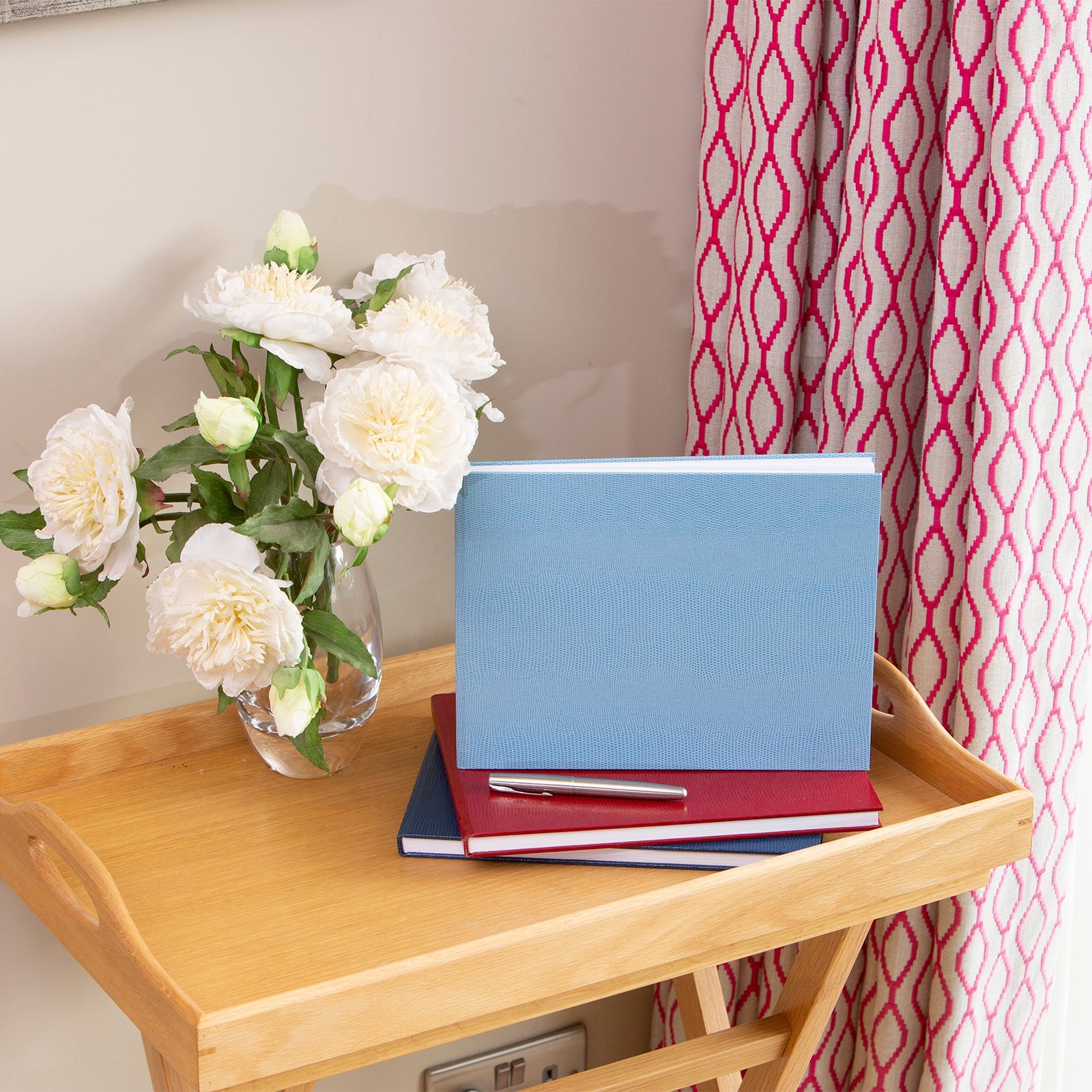 Hungerford Visitors Book Pale Blue