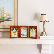 Maple Triple Hinged Medium Photo Frame