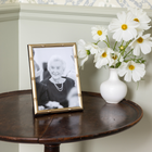 Bamboo Matte Gold Photo Frame