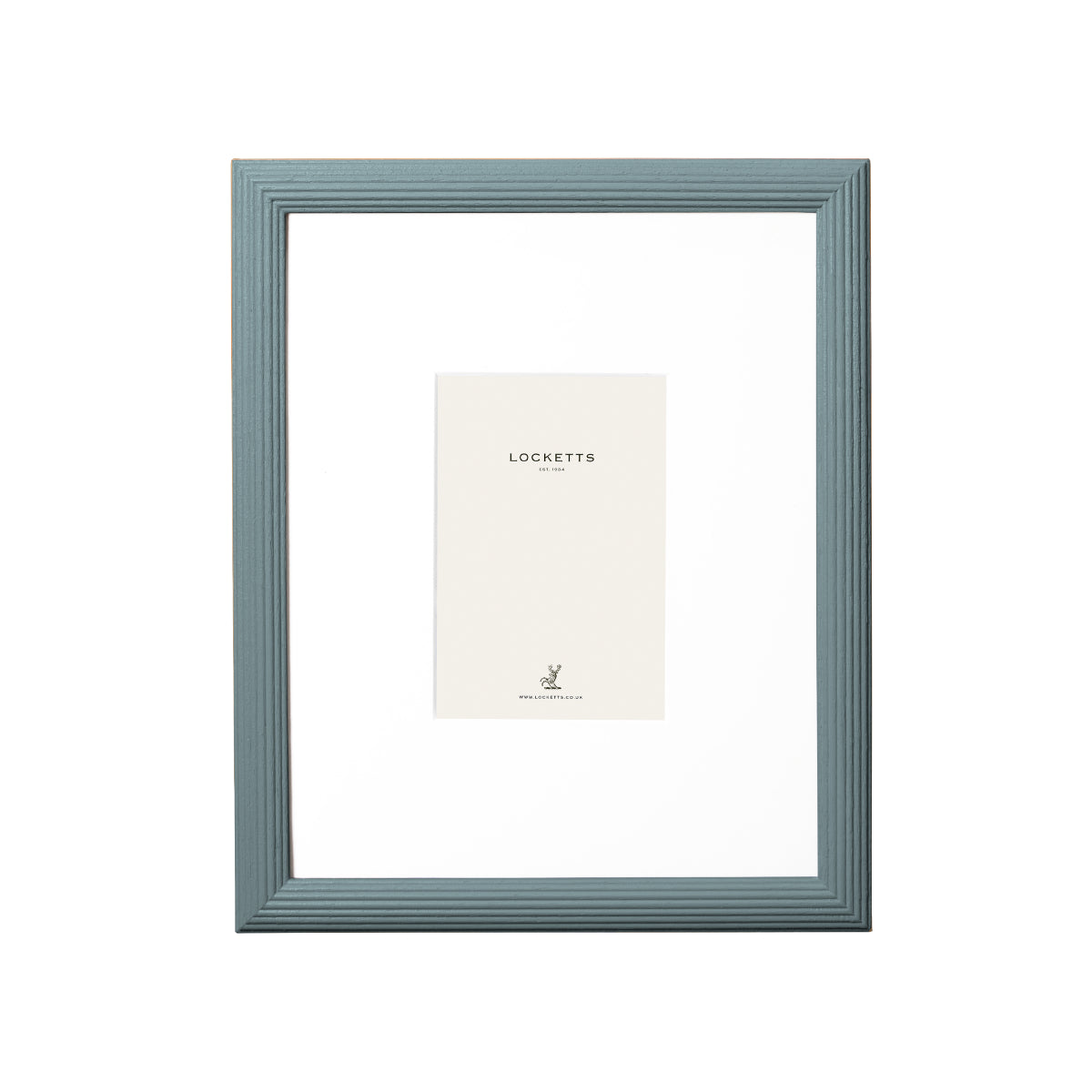 Farrow & Ball Painted Ribbed Mounted Frame