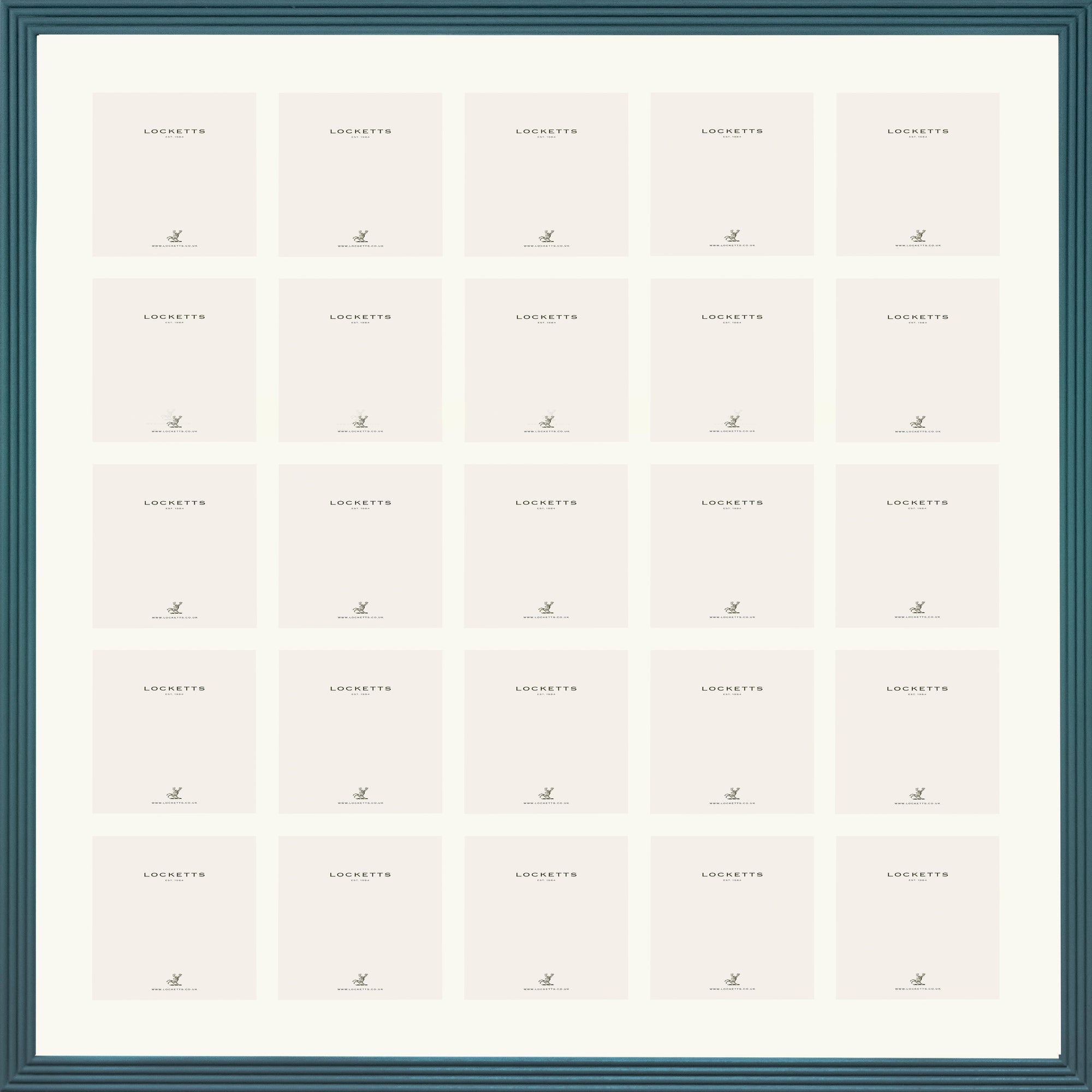 Farrow & Ball Painted 25 Multi Aperture Fluted Frame