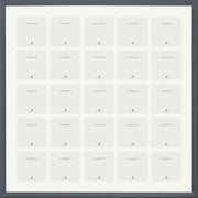 Farrow & Ball Painted 25 Multi Aperture Ribbed Frame
