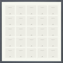 Farrow & Ball Painted 25 Multi Aperture Ribbed Frame