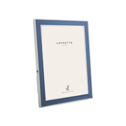 Denim Blue Thin Contemporary Enamel Photo Frame
