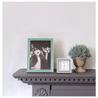 Duck Egg Thin Contemporary Enamel Photo Frame