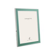 Duck Egg Thin Contemporary Enamel Photo Frame