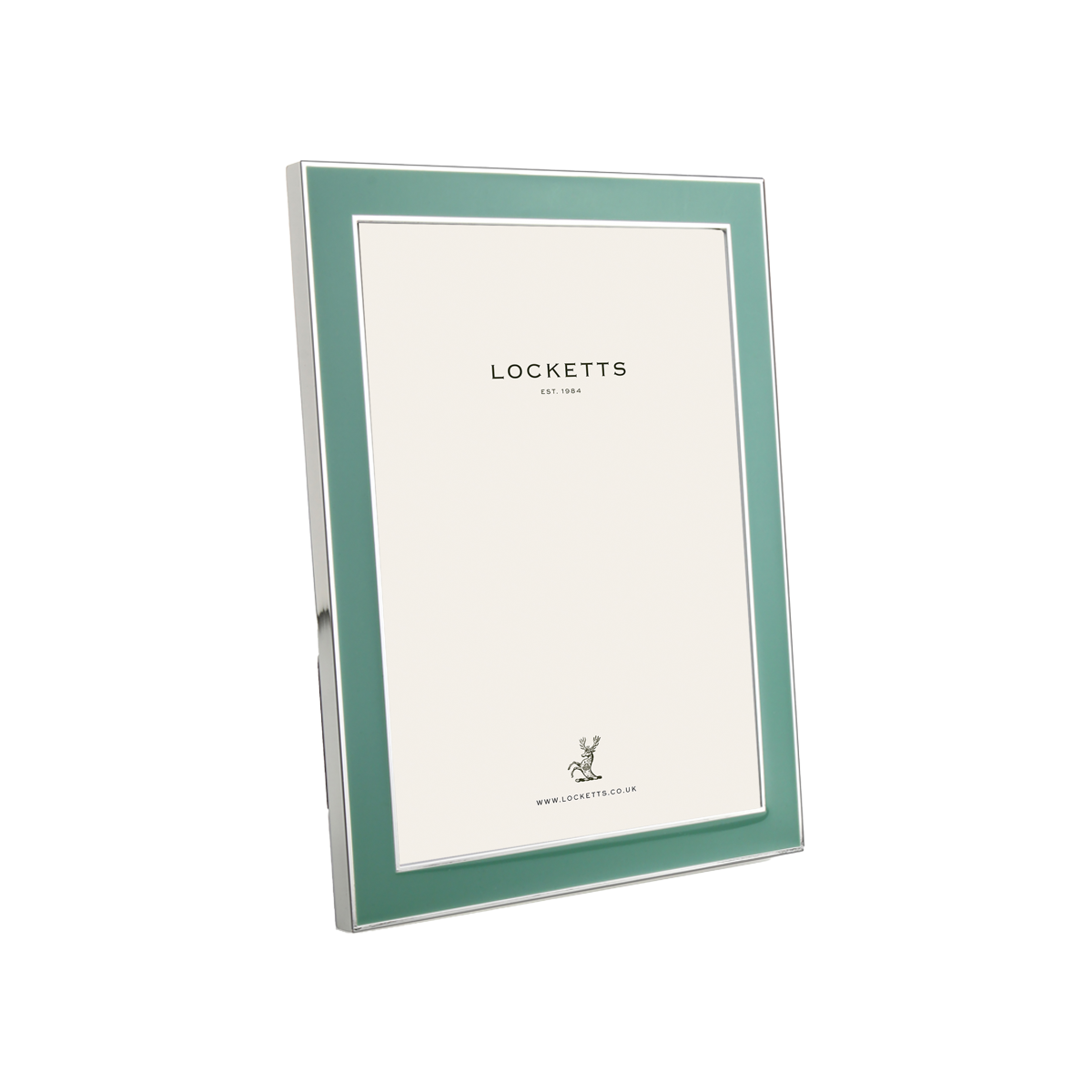 Duck Egg Thin Contemporary Enamel Photo Frame 6x4