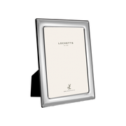 Sterling Silver Rounded Photo Frame With Wood Back