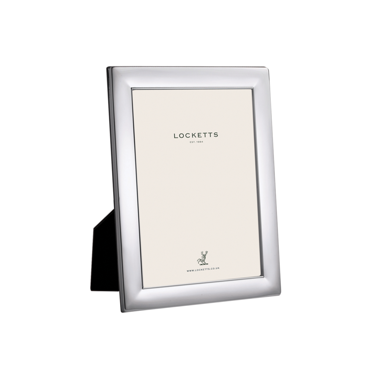 Sterling Silver Luxury Plain Photo Frame With Wood Back
