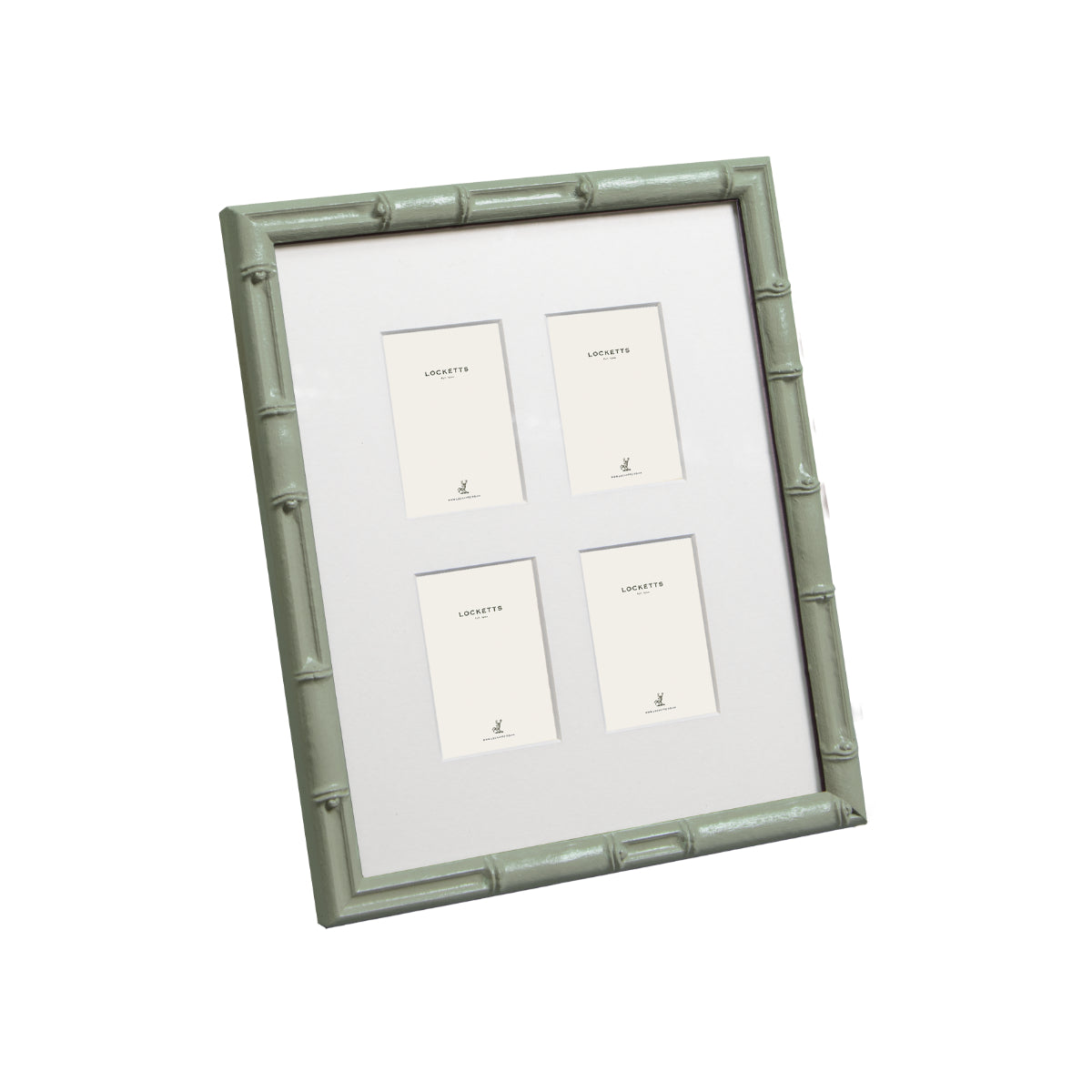 Farrow & Ball Painted Multi Aperture Bamboo Frame