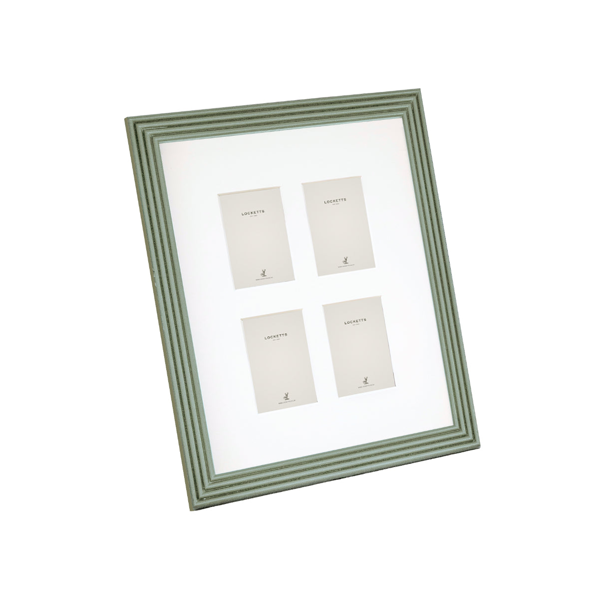 Farrow & Ball Painted Multi Aperture Fluted Frame