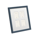 Farrow & Ball Painted Multi Aperture Wavy Frame