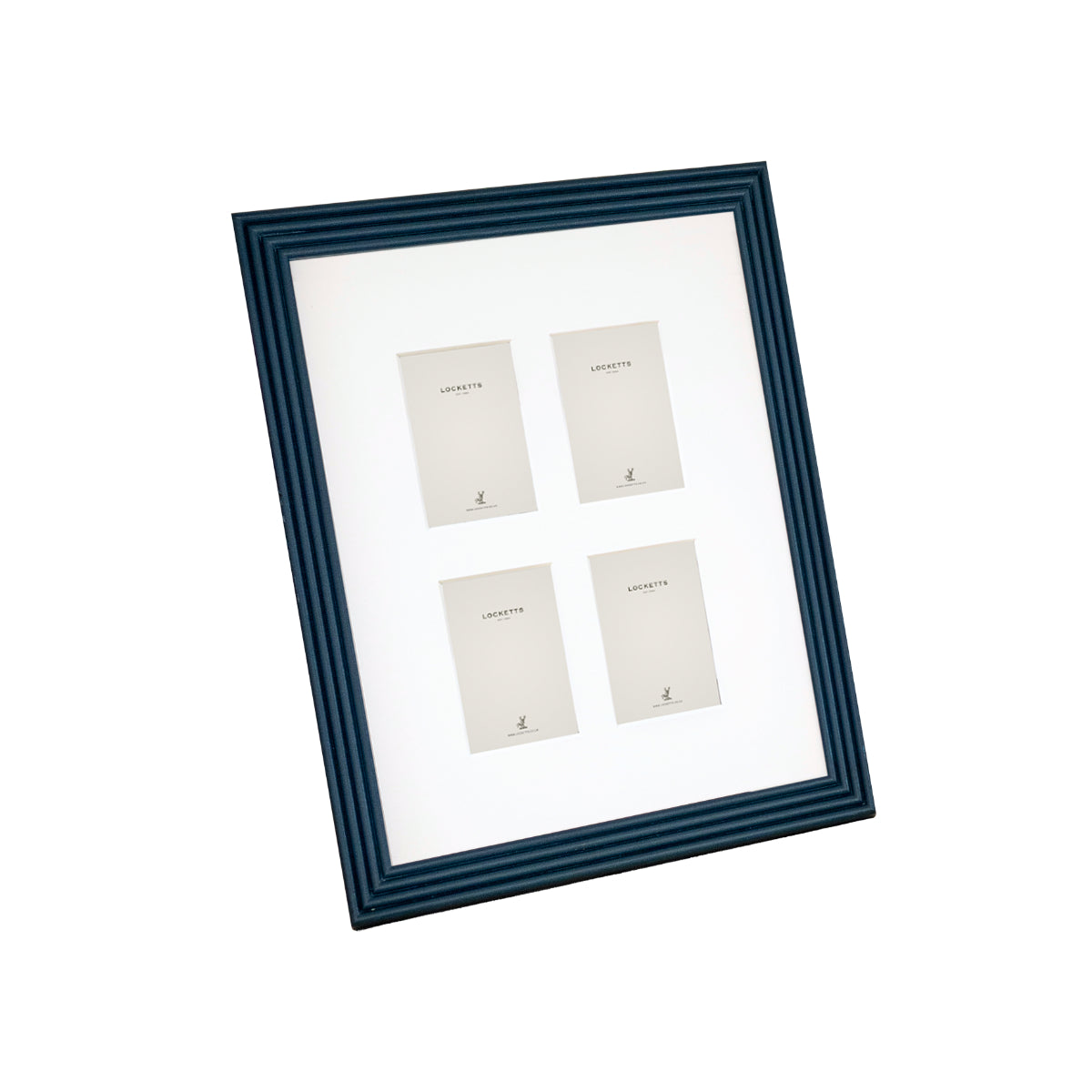 Farrow & Ball Painted Multi Aperture Fluted Frame