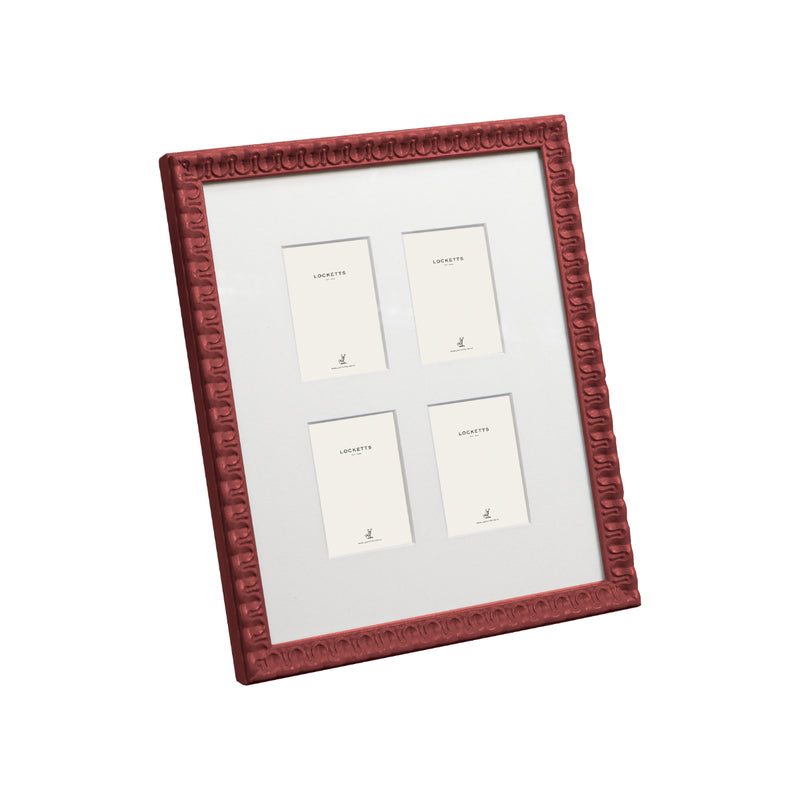 Farrow & Ball Painted Multi Aperture Wavy Frame