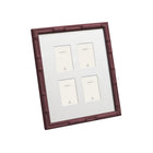 Farrow & Ball Painted Multi Aperture Bamboo Frame
