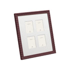 Farrow & Ball Painted Multi Aperture Wavy Frame
