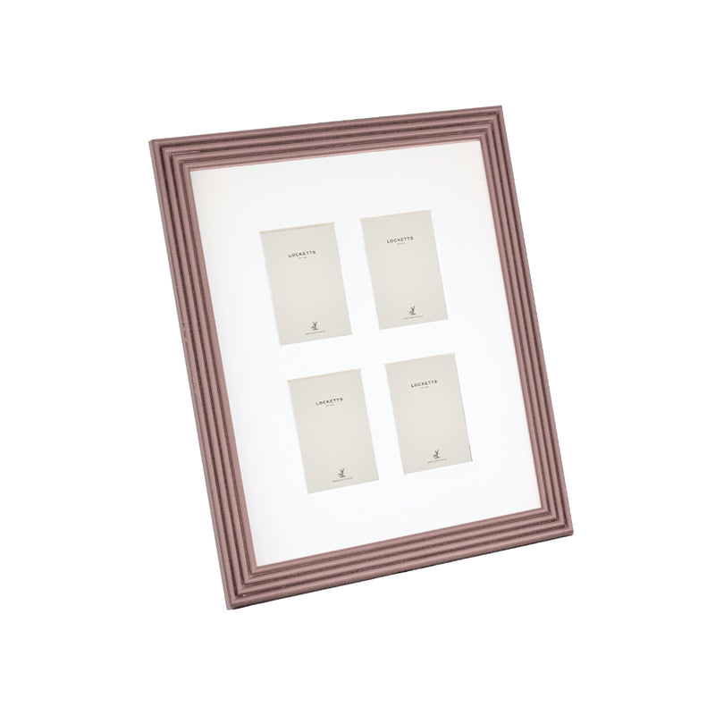 Farrow & Ball Painted Multi Aperture Fluted Frame