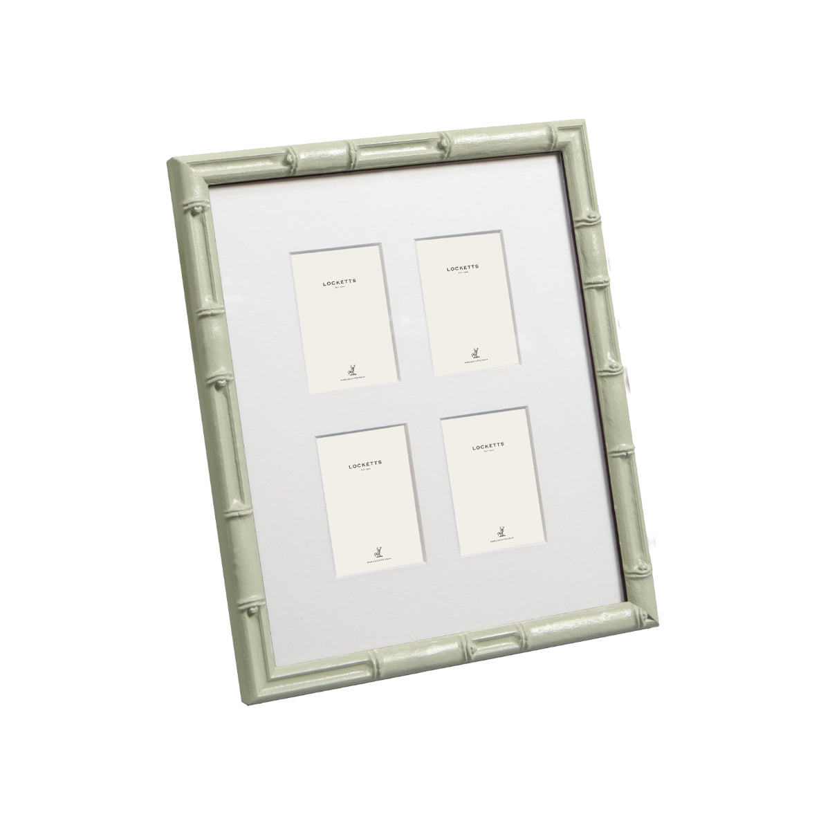 Farrow & Ball Painted Multi Aperture Bamboo Frame