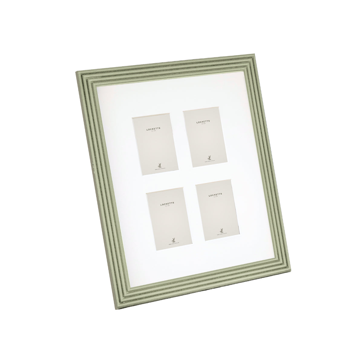 Farrow & Ball Painted Multi Aperture Fluted Frame