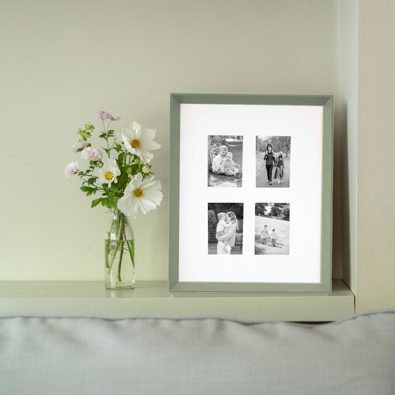 Farrow & Ball Painted Multi Aperture Bevelled Frame