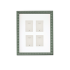 Farrow & Ball Painted Multi Aperture Textured Frame