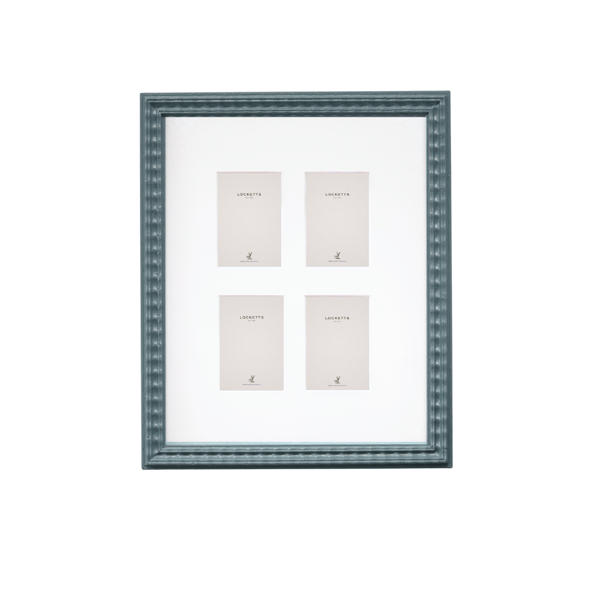 Farrow & Ball Painted Multi Aperture Textured Frame