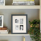 Farrow & Ball Painted Multi Aperture Textured Frame