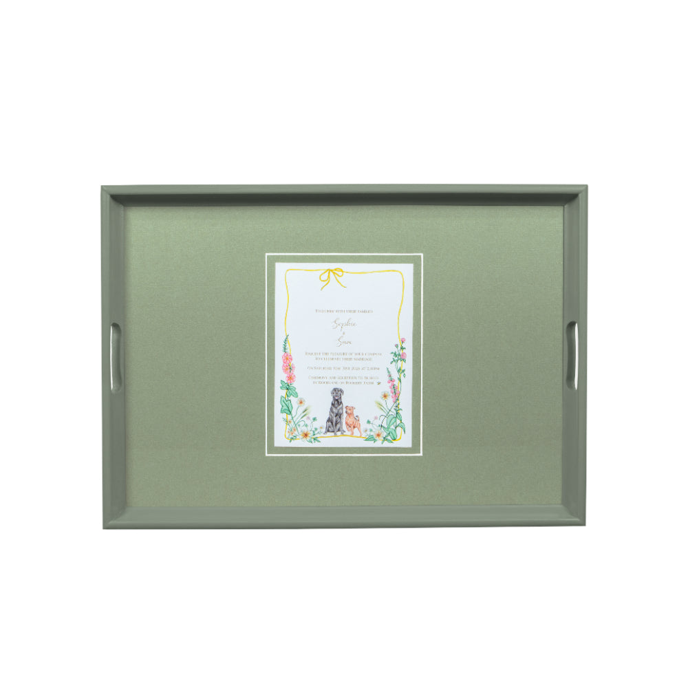 Farrow & Ball Painted Large Invitation Tray