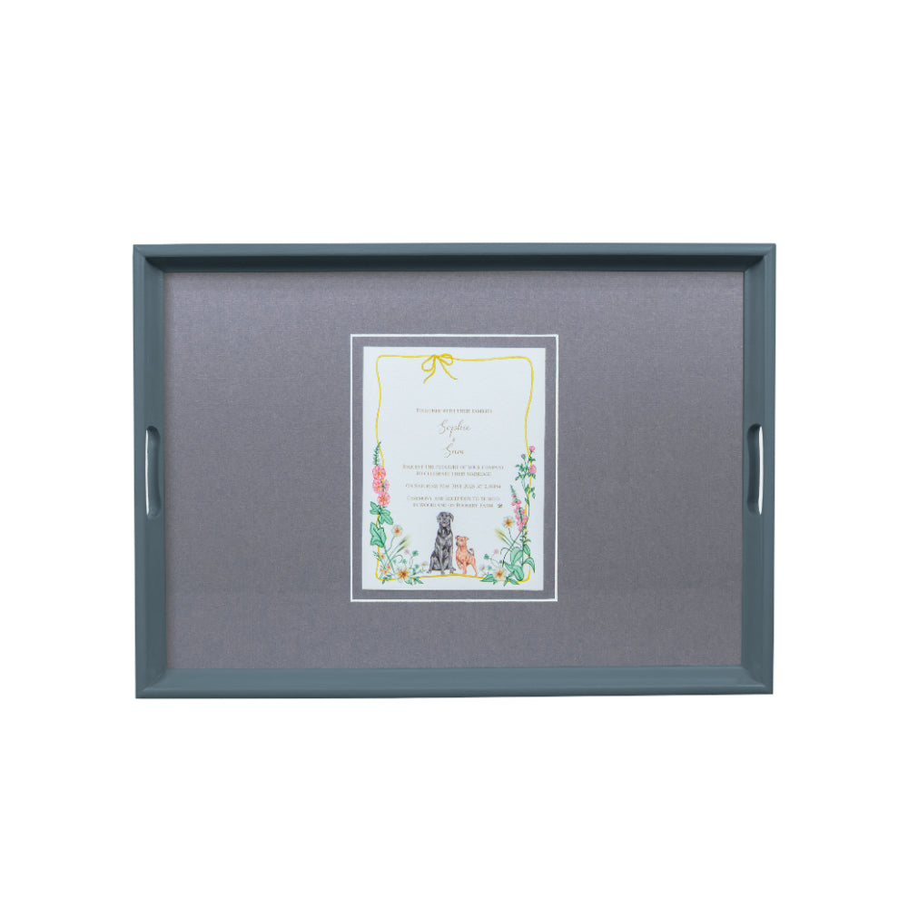 Farrow & Ball Painted Large Invitation Tray