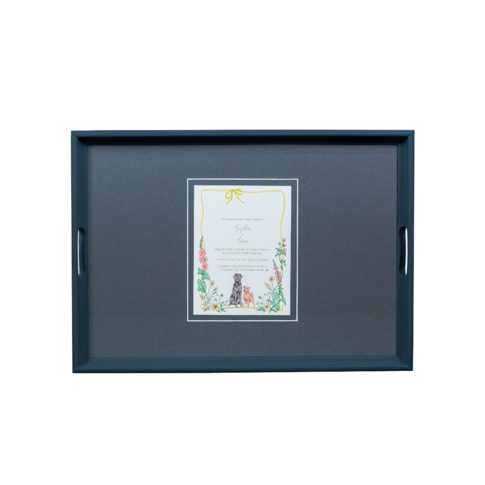 Farrow & Ball Painted Large Invitation Tray