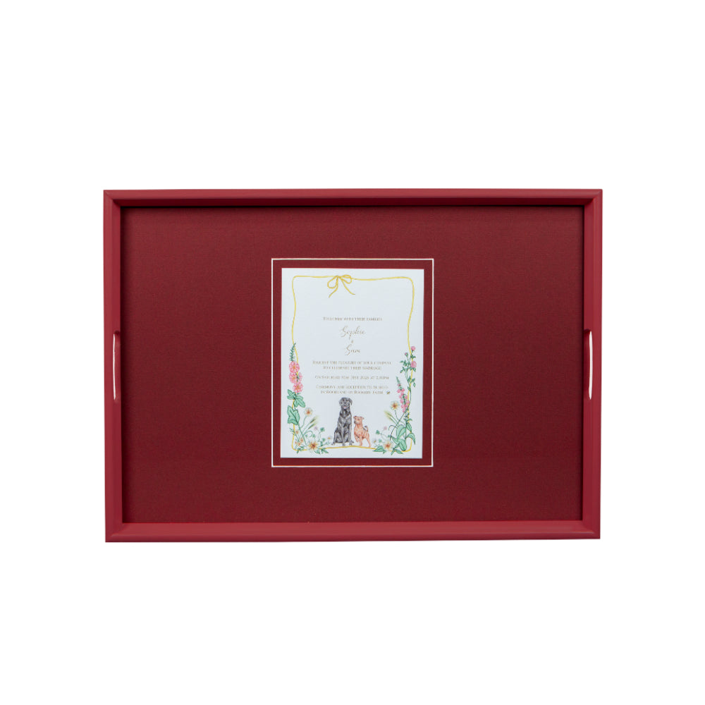 Farrow & Ball Painted Large Invitation Tray